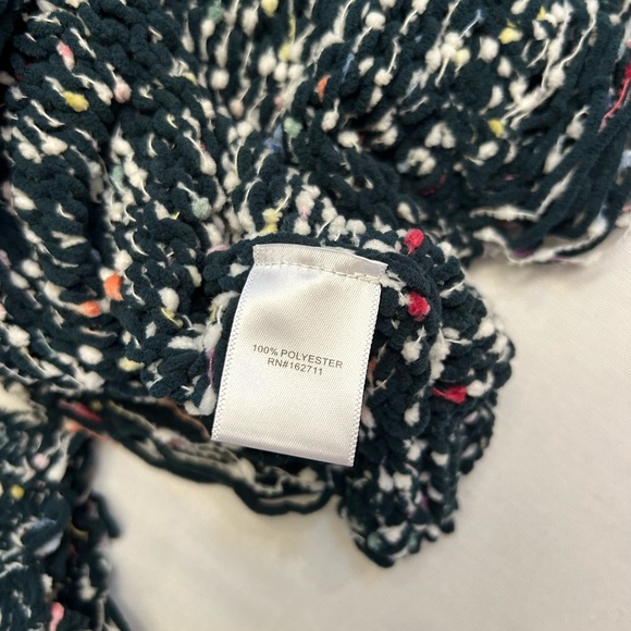 It’s Our Time brand sweater, green with multi color accents, size medium - Picture 7 of 7